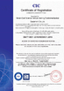La CINA Henan Coal Science Research Institute Keming Mechanical and Electrical Equipment Co. , Ltd. Certificazioni